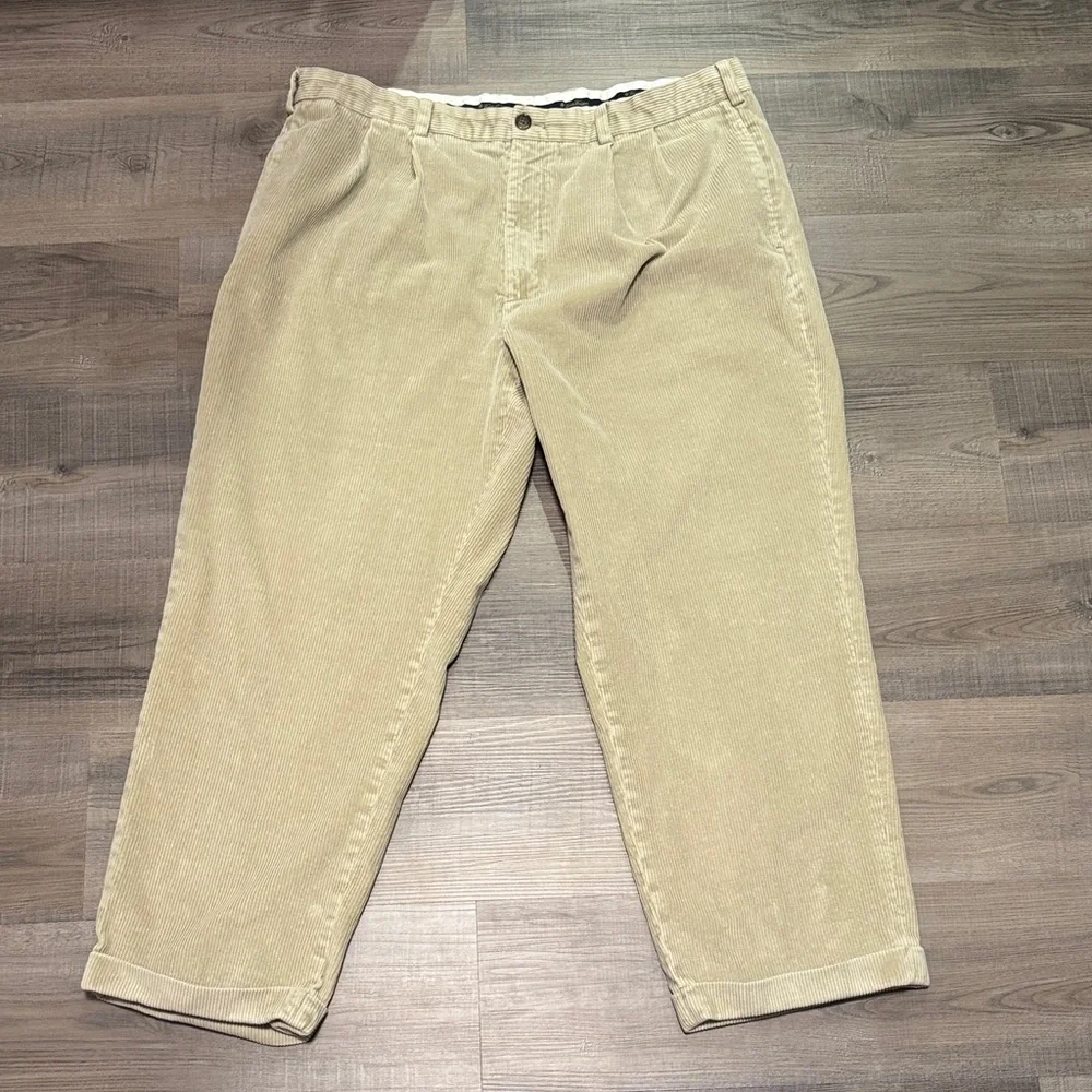 Brooks Brothers Men's Beige Corduroy Pants - Picture 2 of 3
